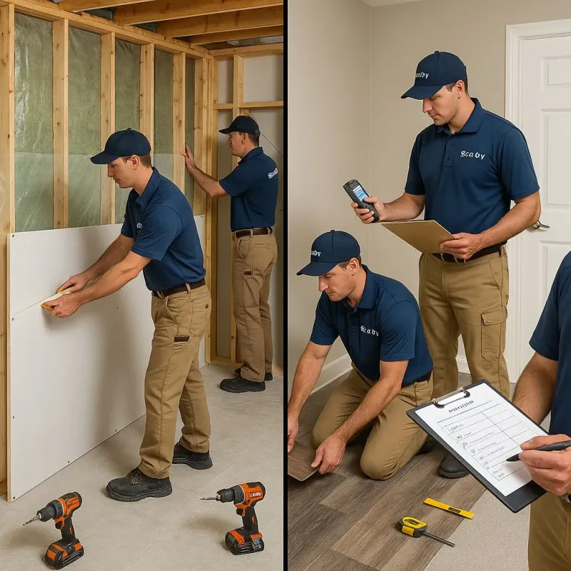 Repairs and Reconstruction process in Plaquemine, LA